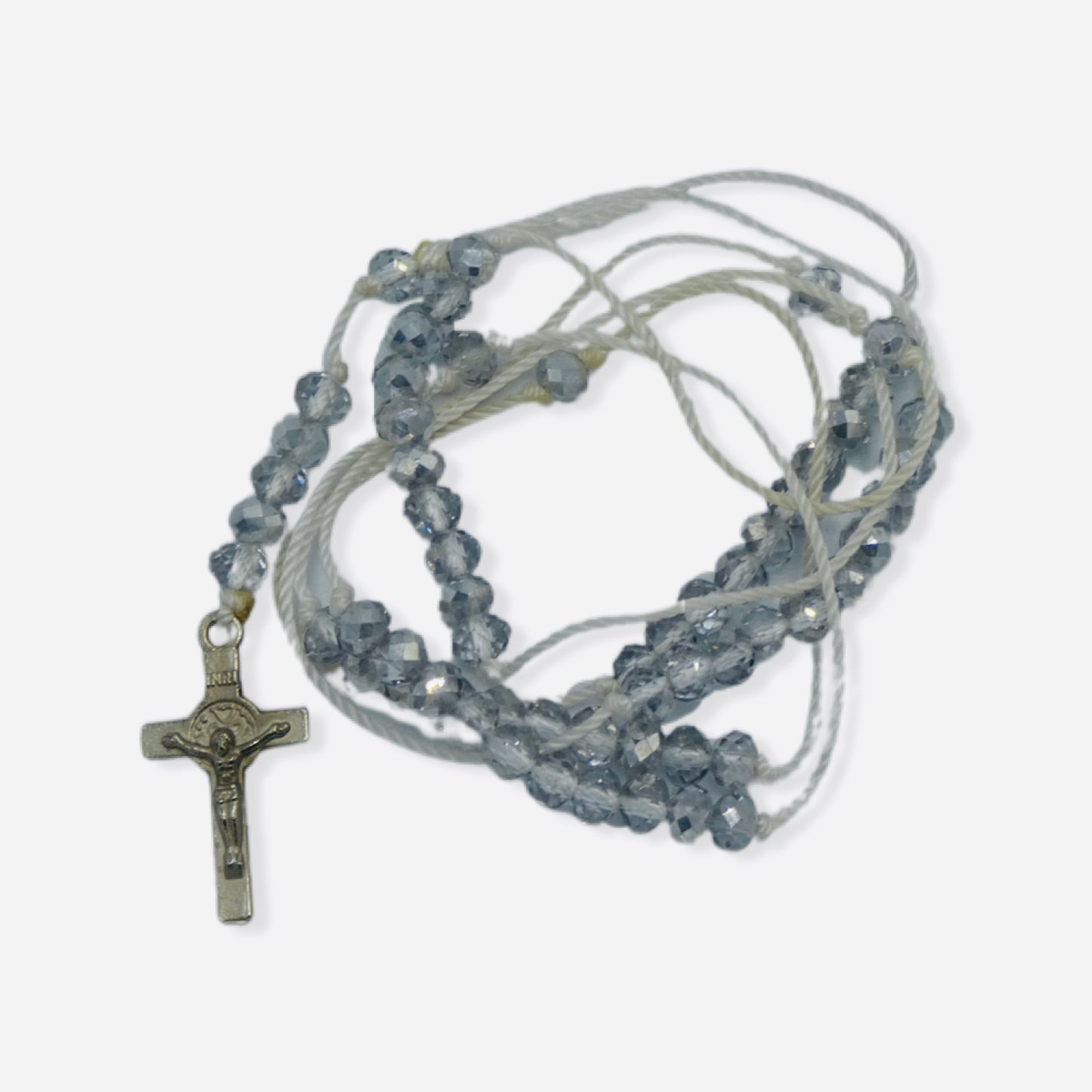 Delicate Rosary Necklace of Assorted Colors