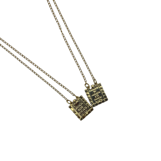 Square Gold Scapular