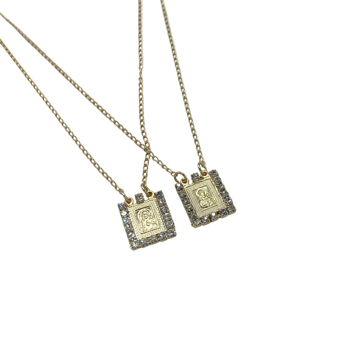 Square Gold Scapular