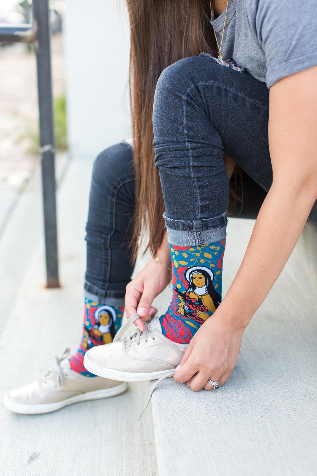 St. Thérèse of Lisieux Socks