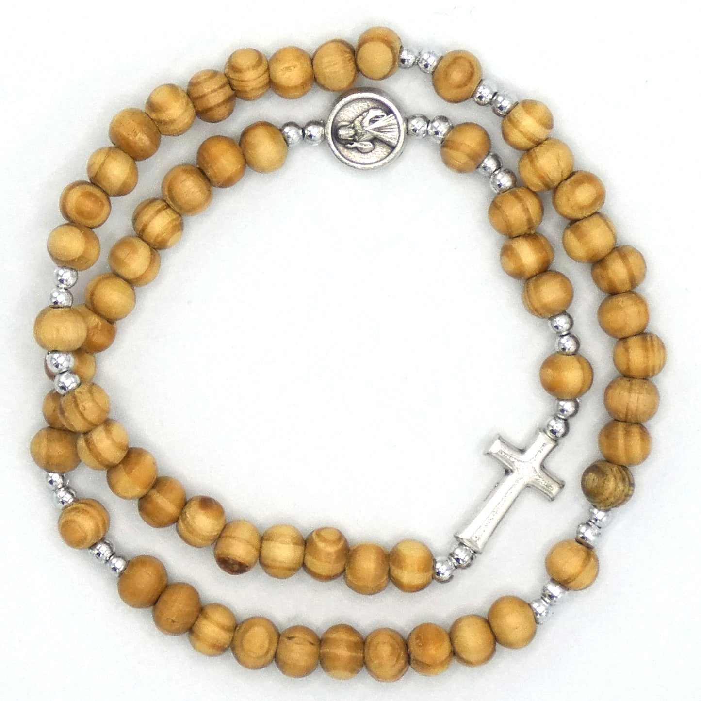 Wooden Wrap Rosary Bracelet of Assorted Colors
