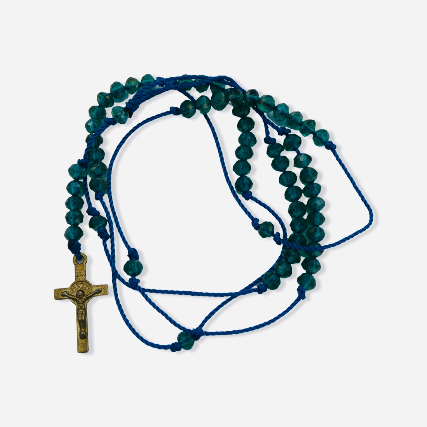 Delicate Rosary Necklace of Assorted Colors