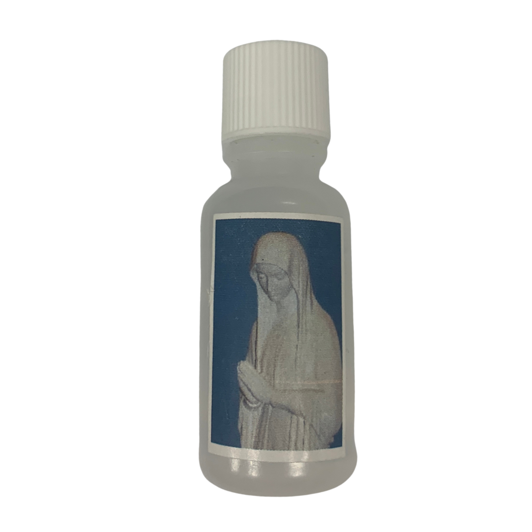 Our Lady of the Poor Holy Water Bottle