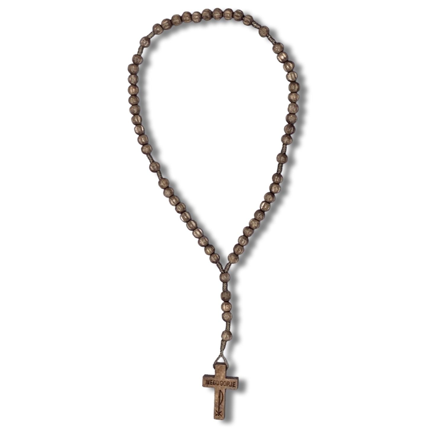 Wood Queen of Peace Rosary