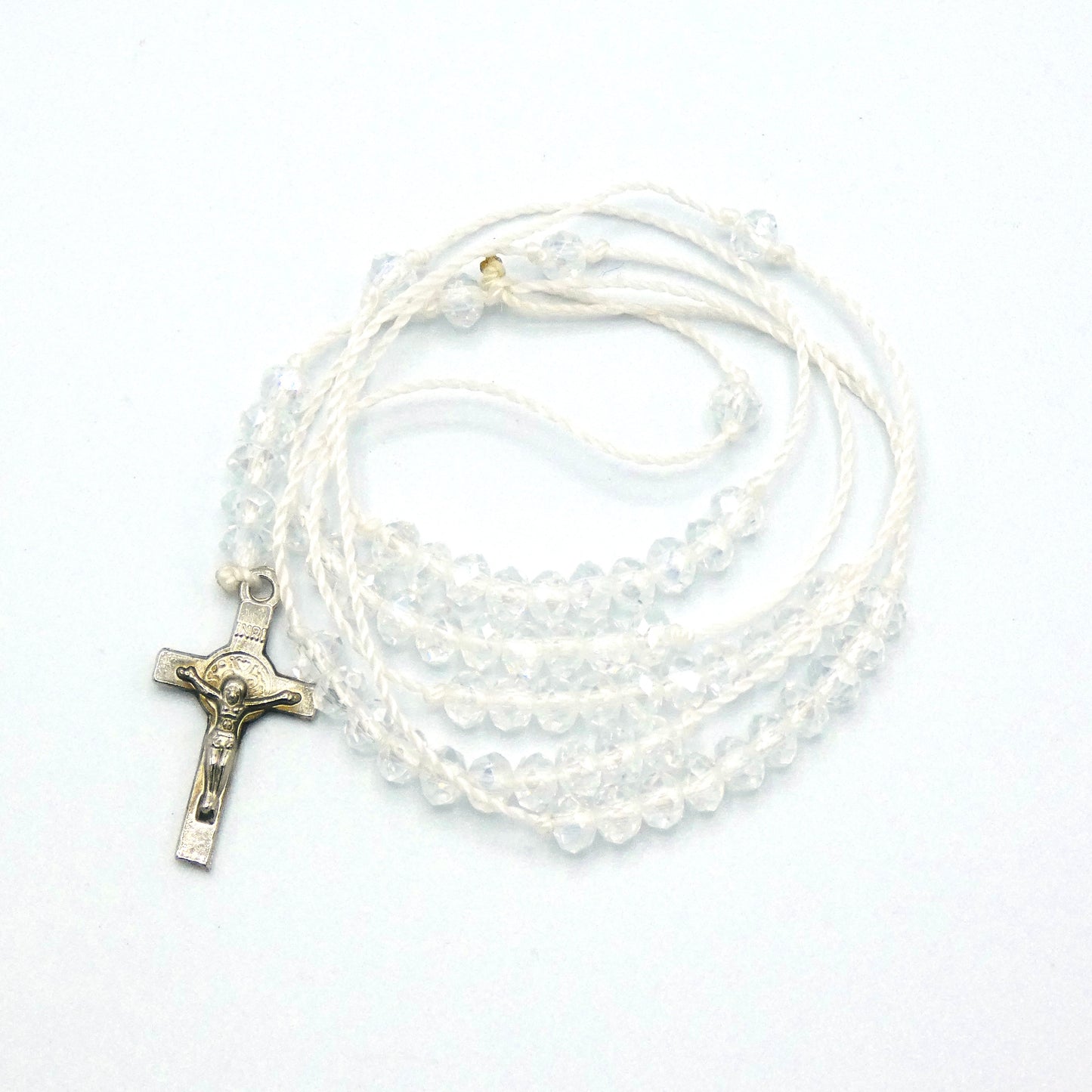 Delicate Rosary Necklace of Assorted Colors