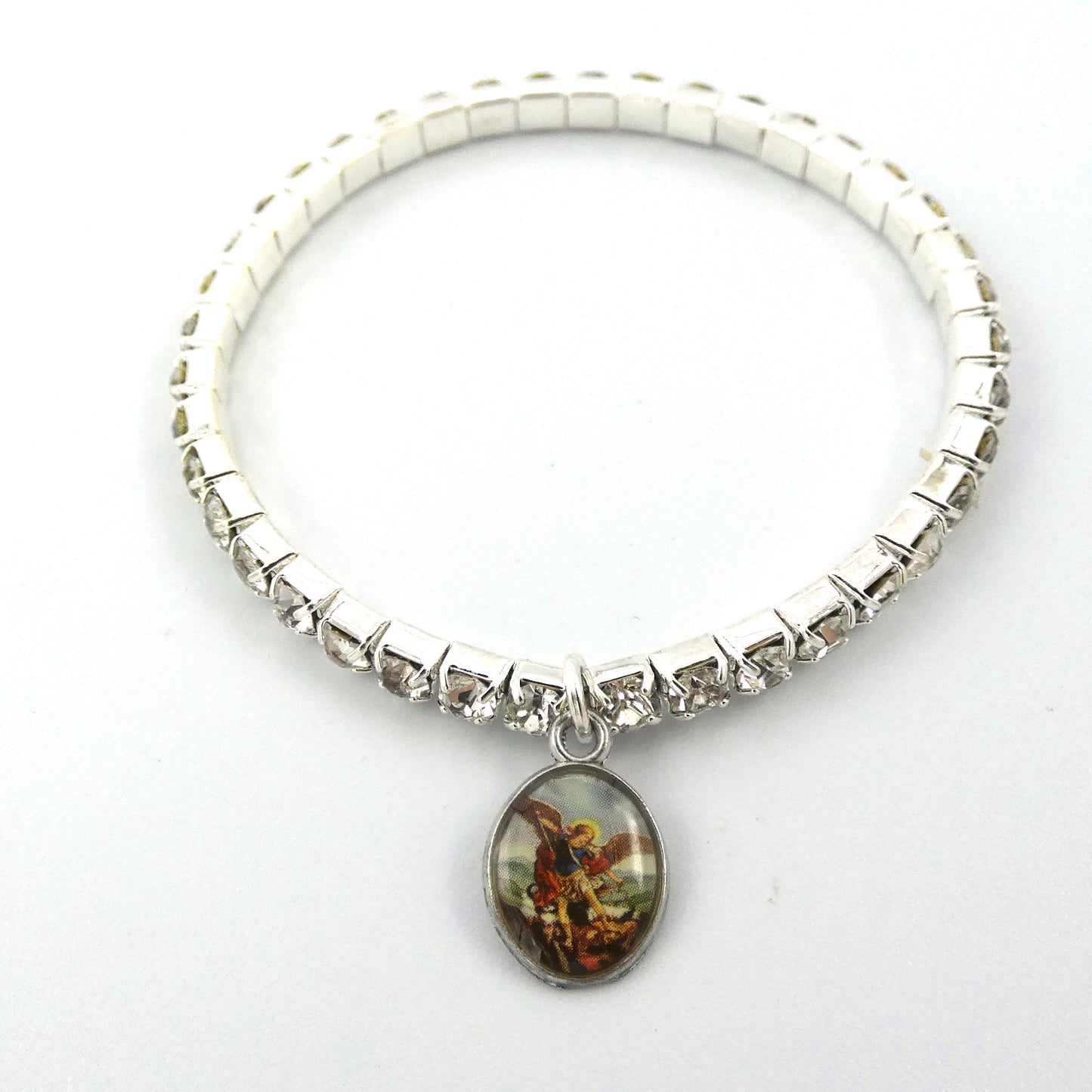 Rhinestone Tennis Bracelet of Assorted Colors