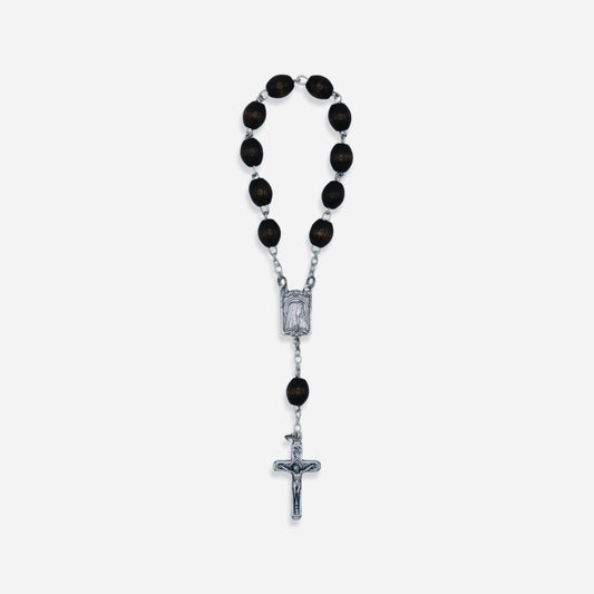 Wood Beads Lourdes Decade Rosary