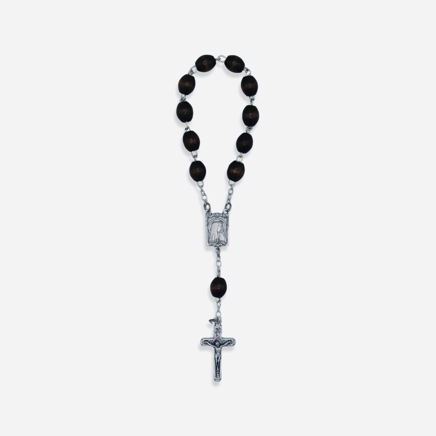 Wood Beads Lourdes Decade Rosary