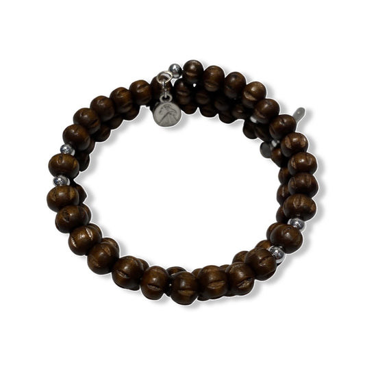 Wooden Rosary Bracelet