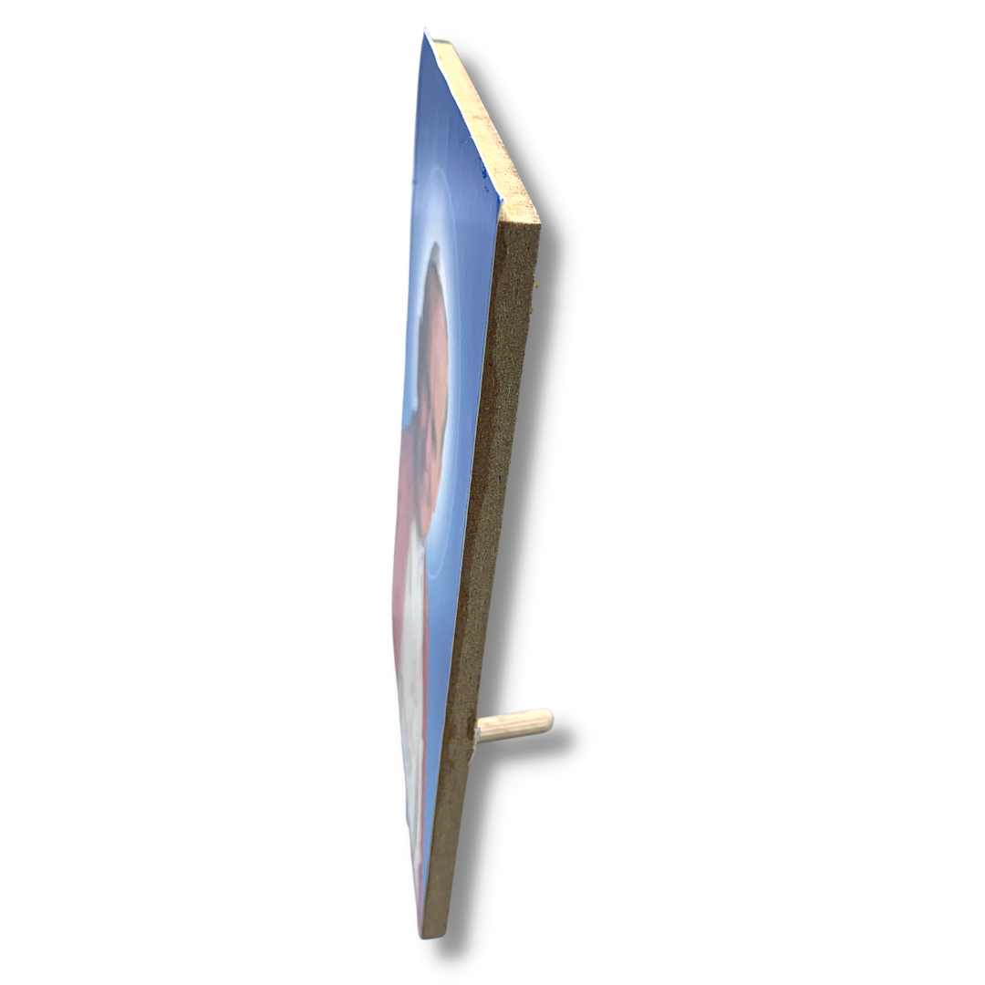Wooden St. John Paul II Image