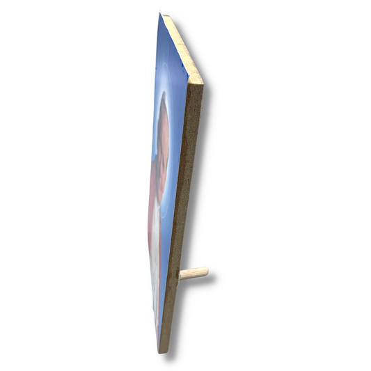 Wooden St. John Paul II Image