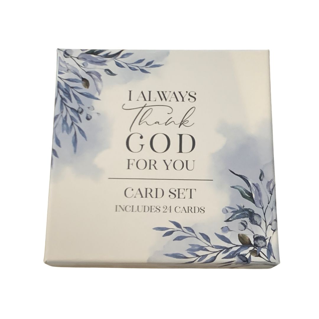 "I Always Thank God For You" Card Set