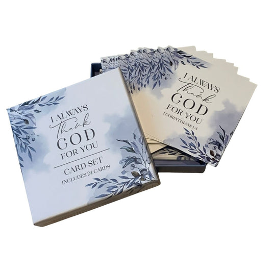 "I Always Thank God For You" Card Set