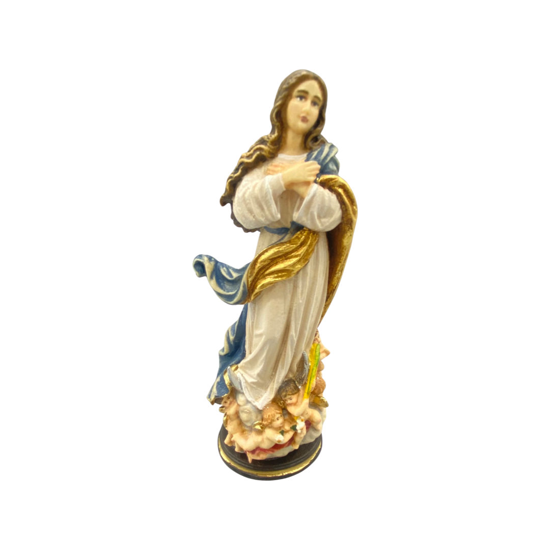 Assumption by Murillo - Wood Carved Statue