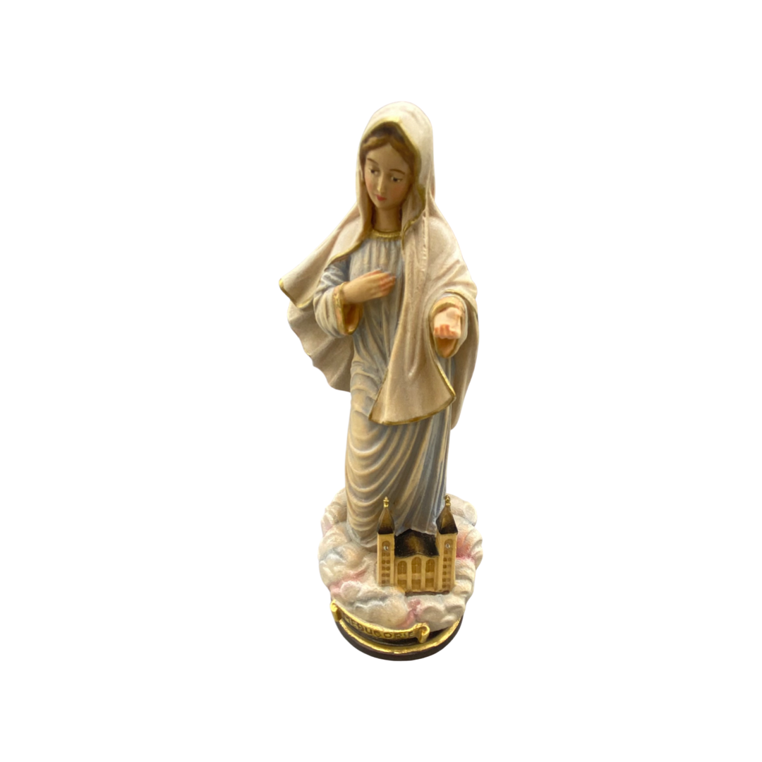 Our Lady of Medugorje - Wood Carved Statue