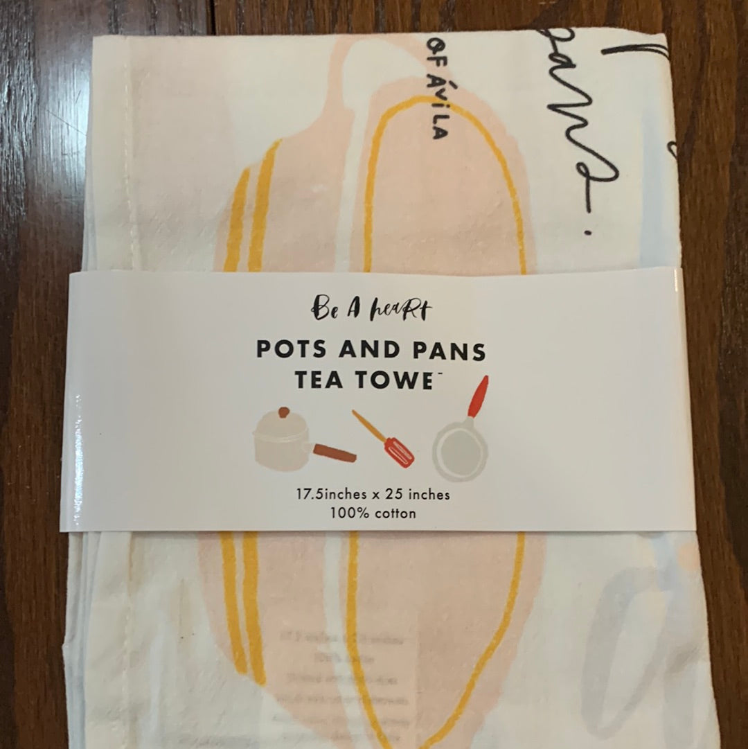 Pots and Pans Tea Towel