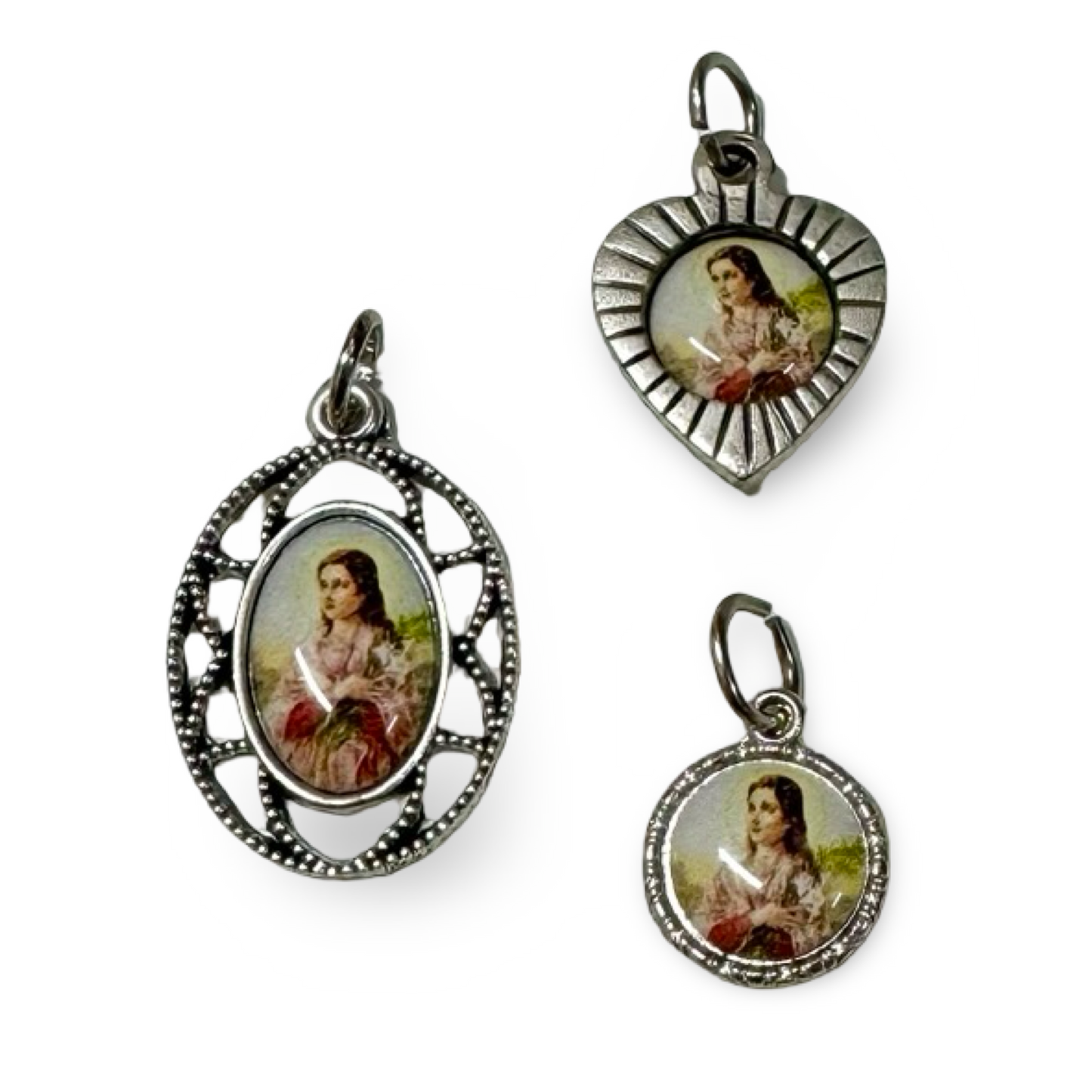 St. Maria Goretti Colored Medal of Assorted Styles