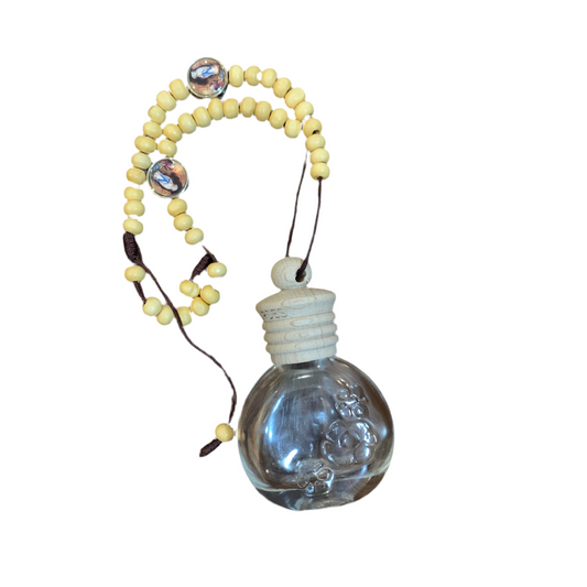 Hanging Lourdes Rosary with Holy Water Bottle
