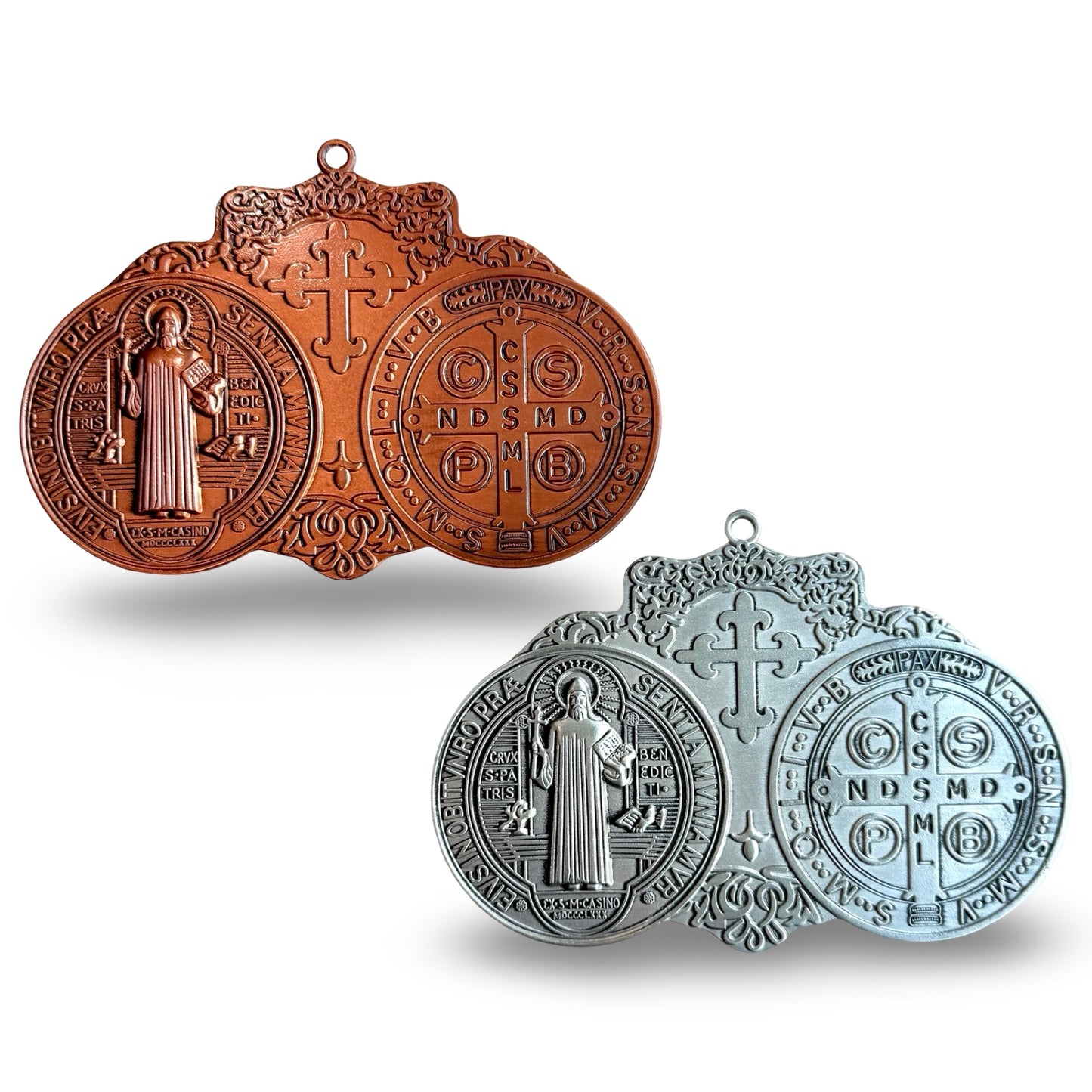 Large St. Benedict Medal - Wall Decor