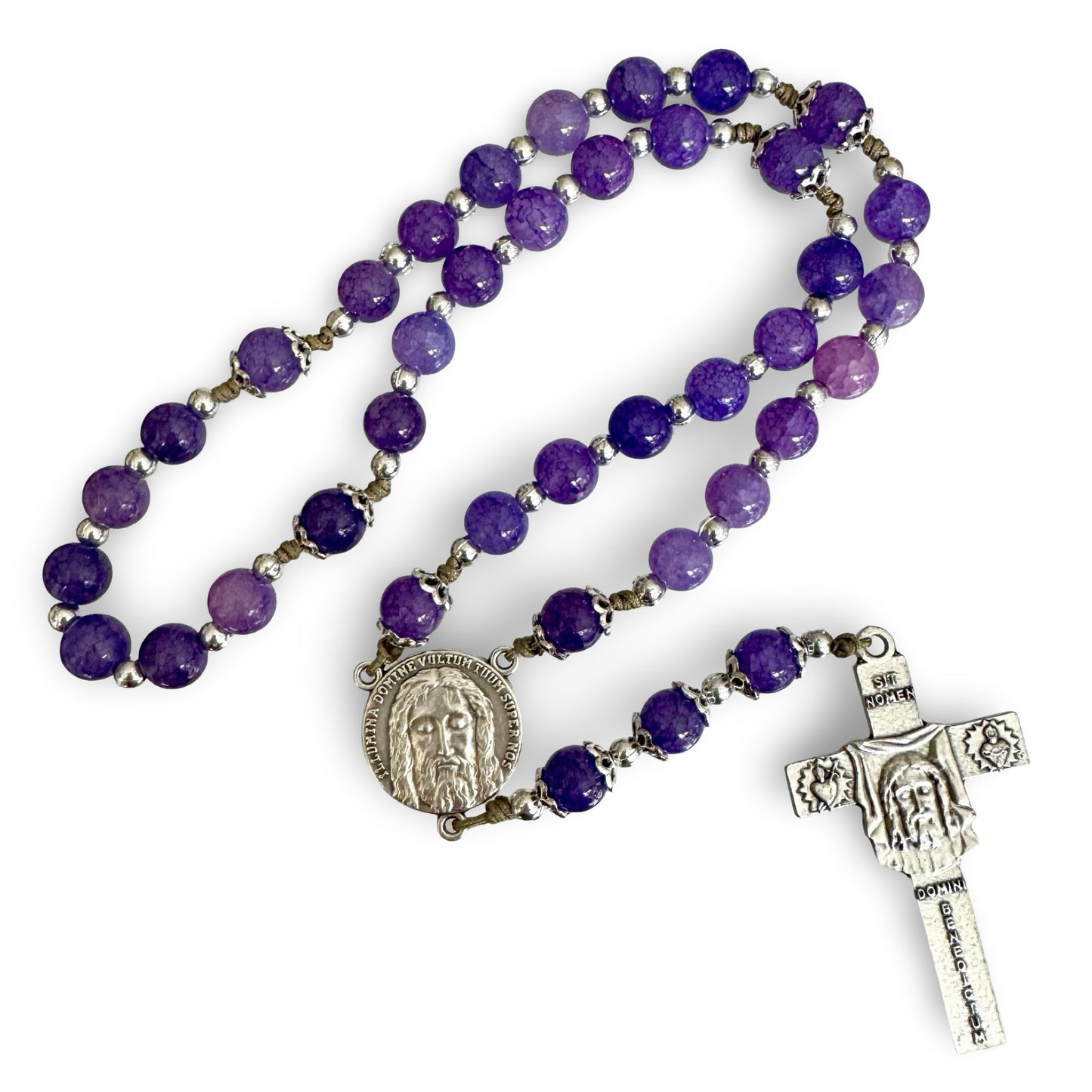 Chaplet of the Holy Face with Holy Face Crucifix - made by SCTJM