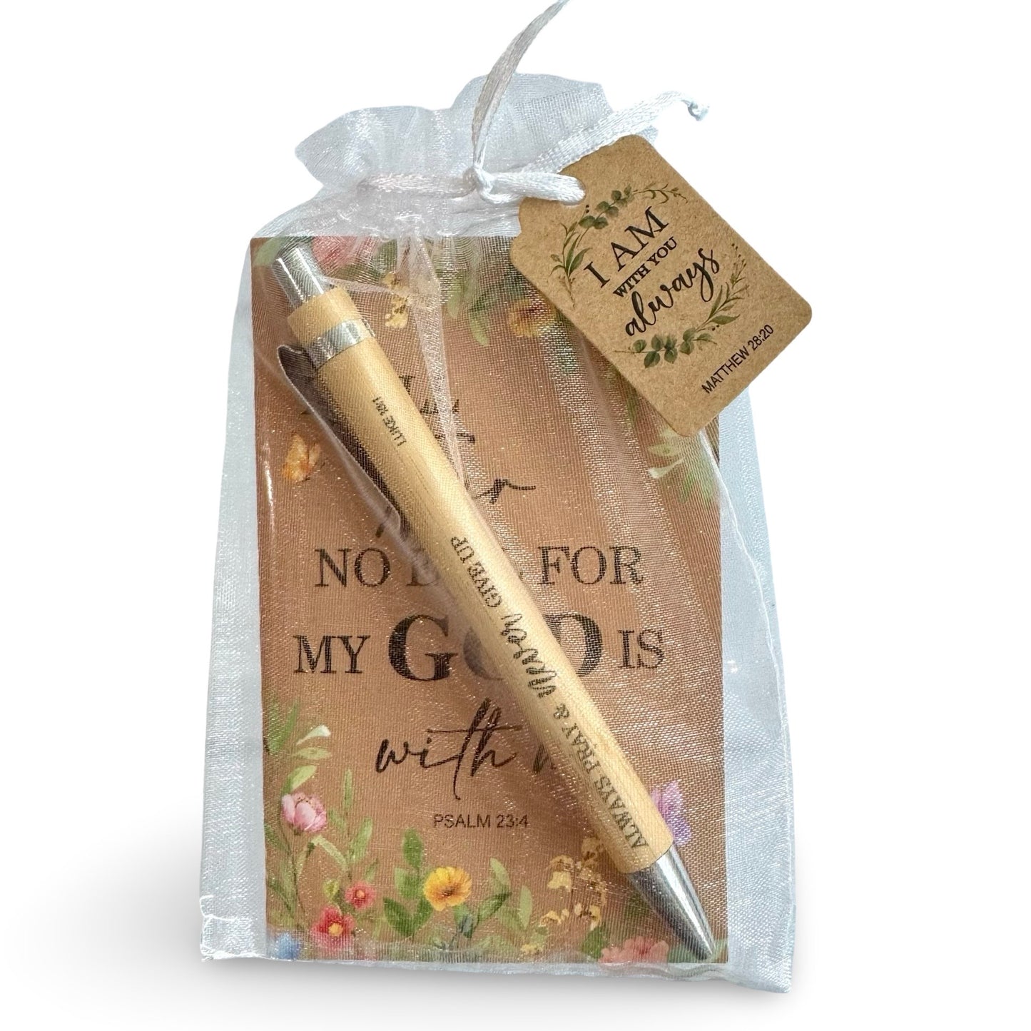 Scripture Verse Bundle - Notebook and Pen