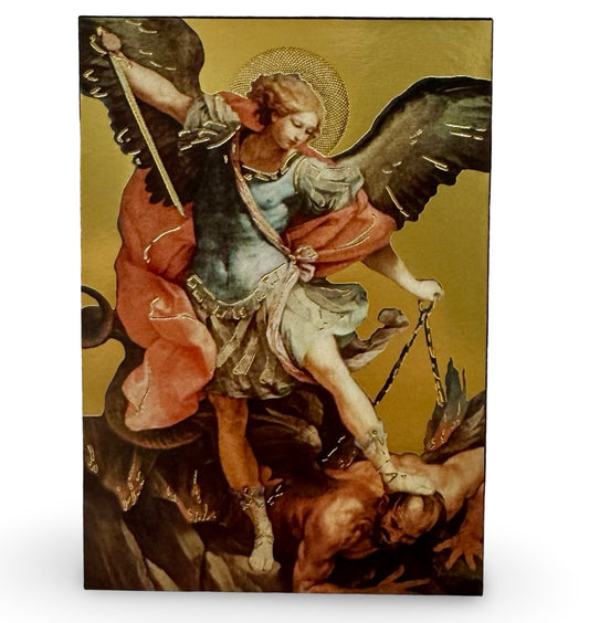 Gold St. Michael the Archangel Standing Image