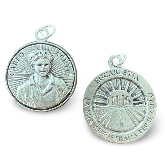 Carlo Acutis Medal with Prayer Card