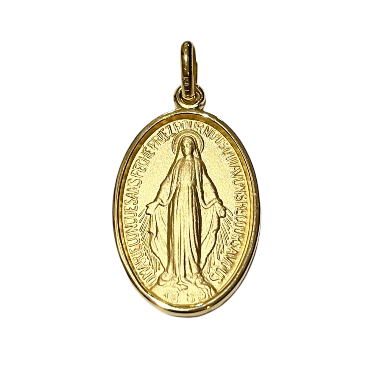 Gold Plated Miraculous Medal