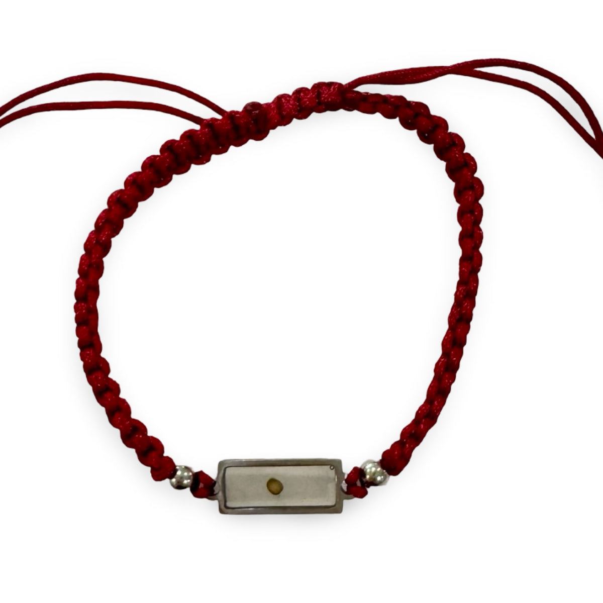 Woven Bracelet with Mustard Seed