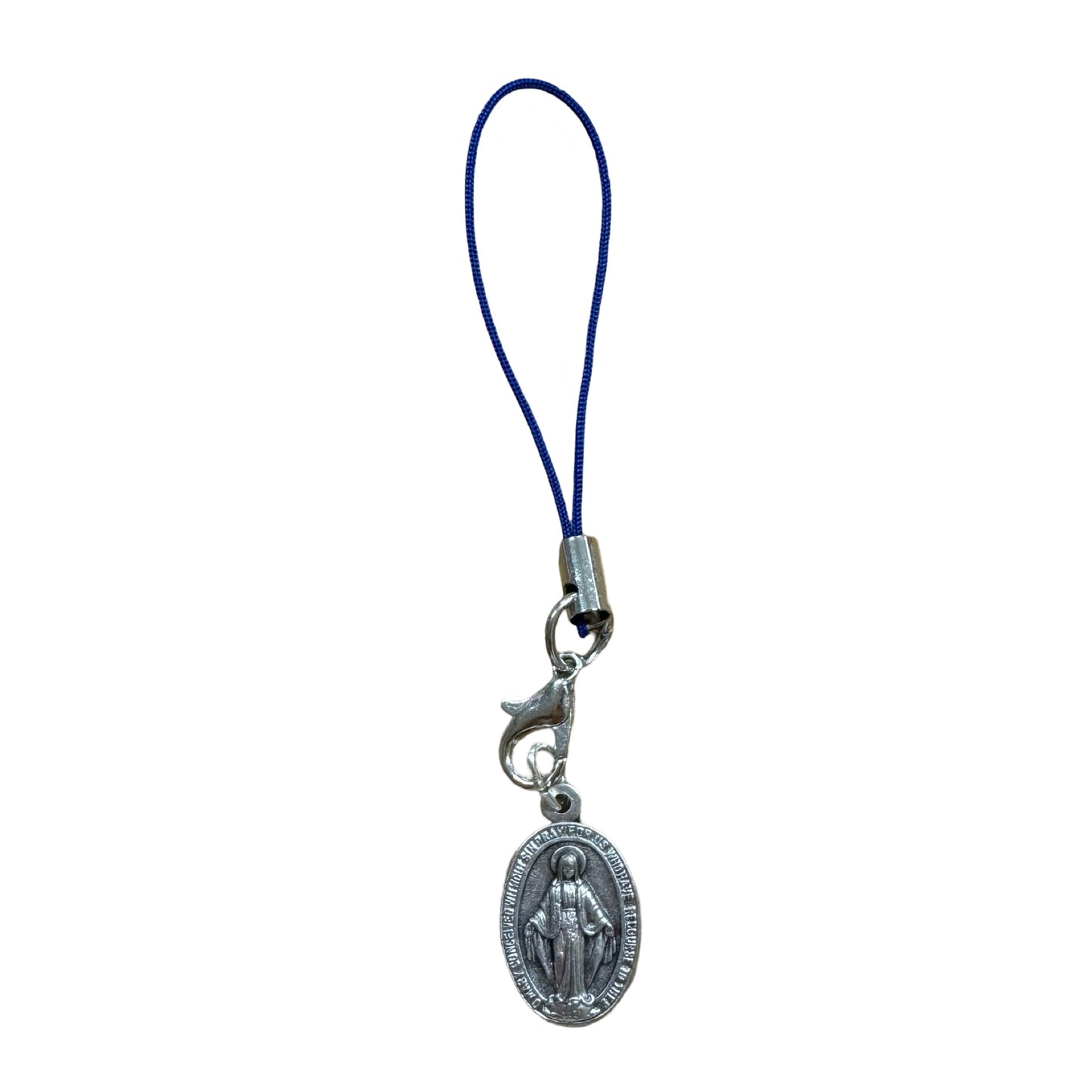 Miraculous Medal with Tiny Lanyard of Assorted Colors