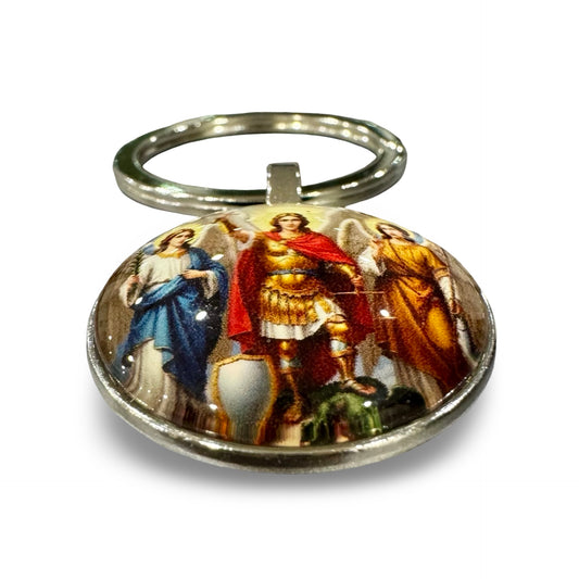 Colorful Keychain of Three Archangels