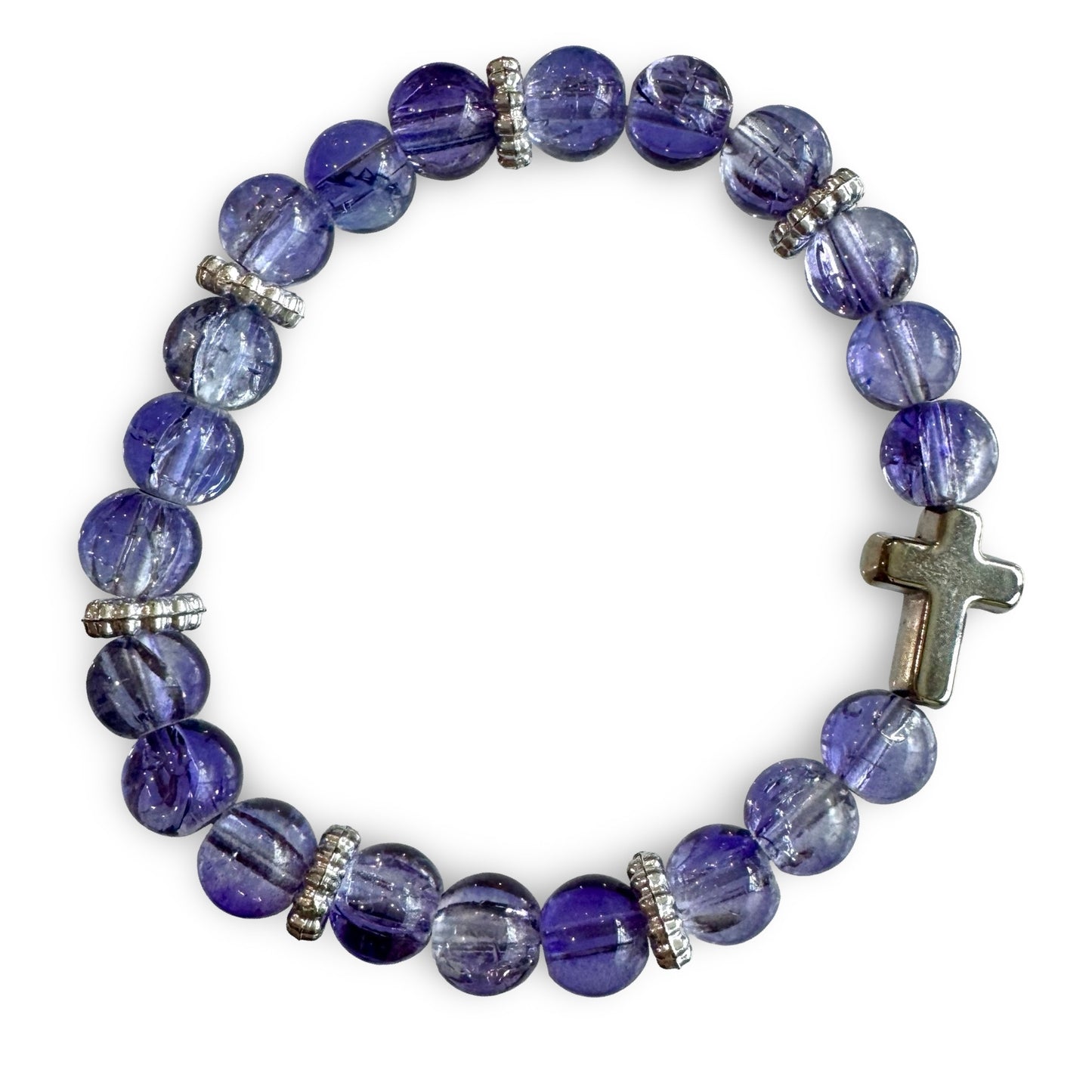 Crystal Chaplet of Peace Bracelet