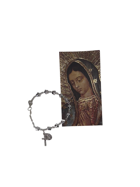 Our Lady of Guadalupe Flower Decade Bracelet