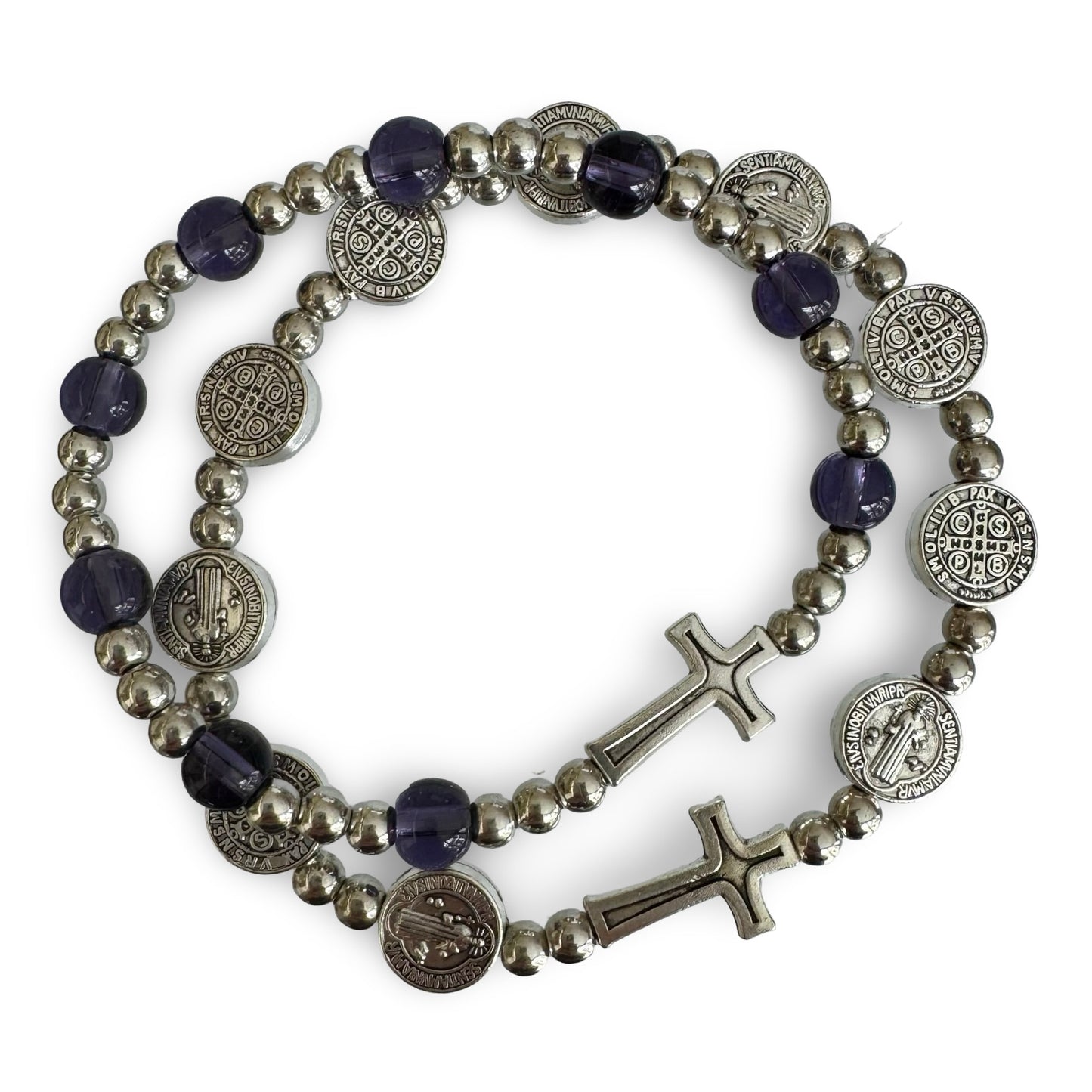 St. Benedict Bracelet Matching Set