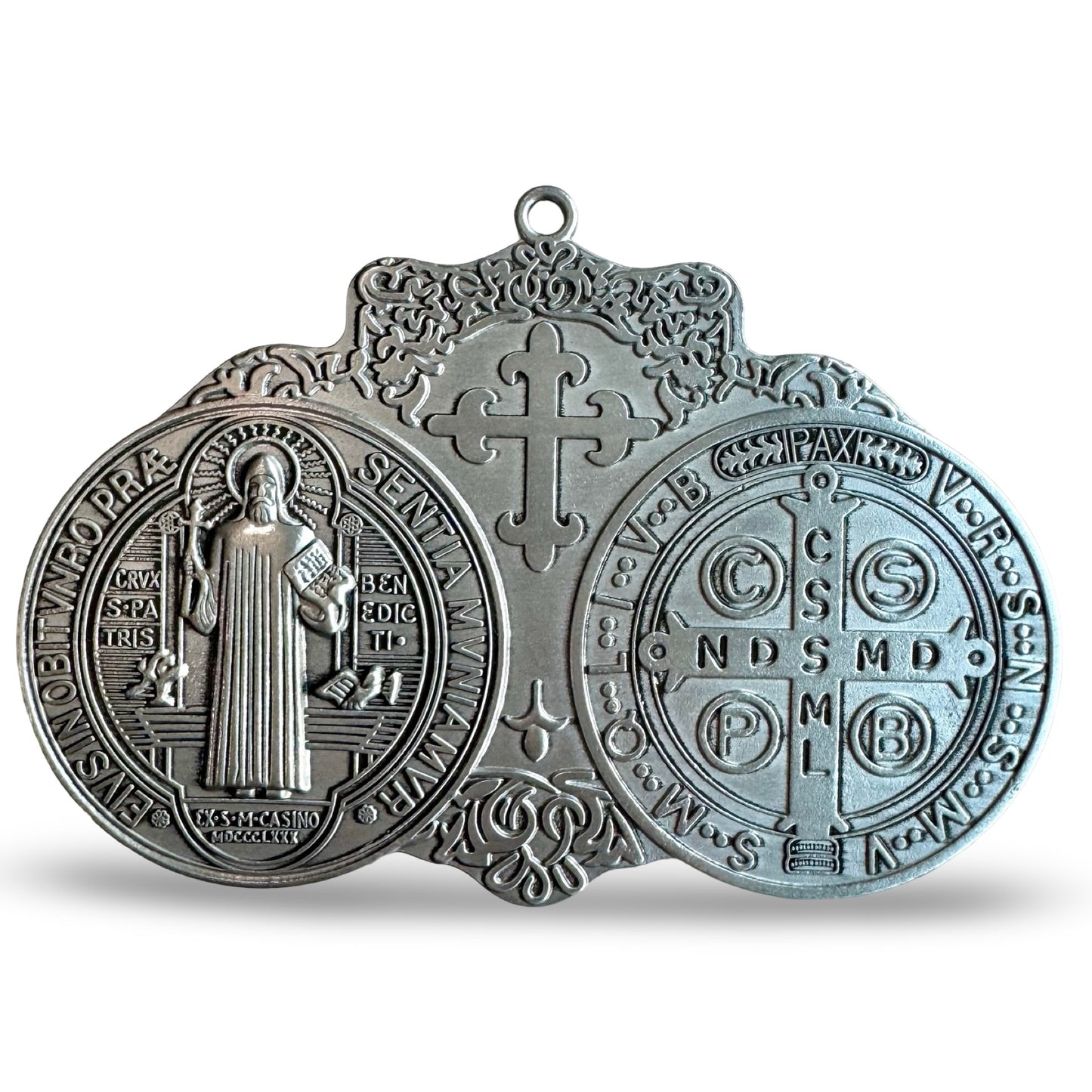 Large St. Benedict Medal - Wall Decor