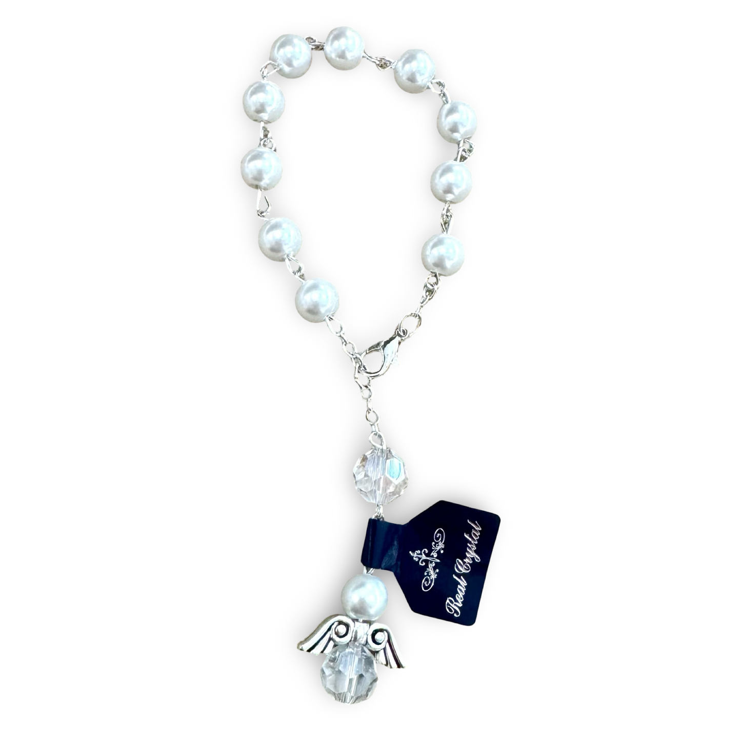 Pearl Decade with Real Crystal Angel