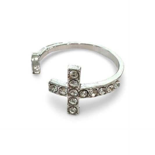 Heart and Cross Ring