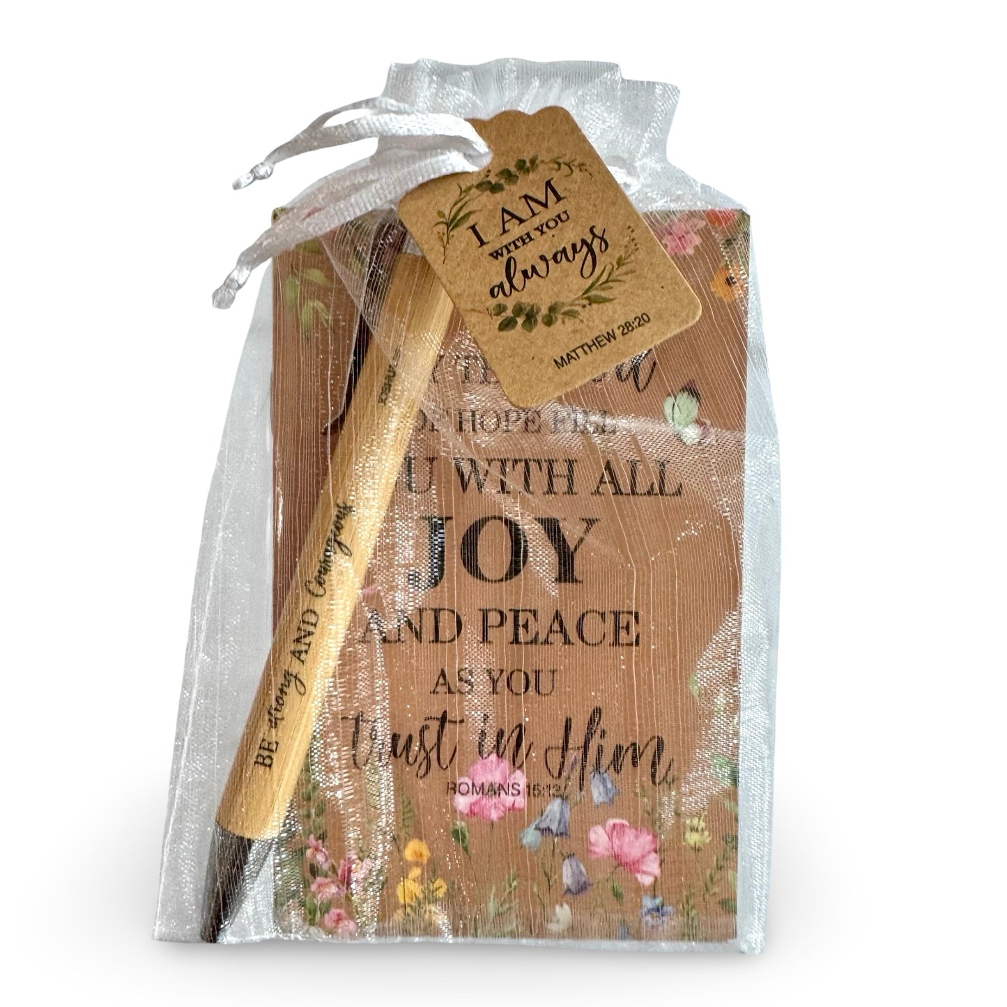 Scripture Verse Bundle - Notebook and Pen