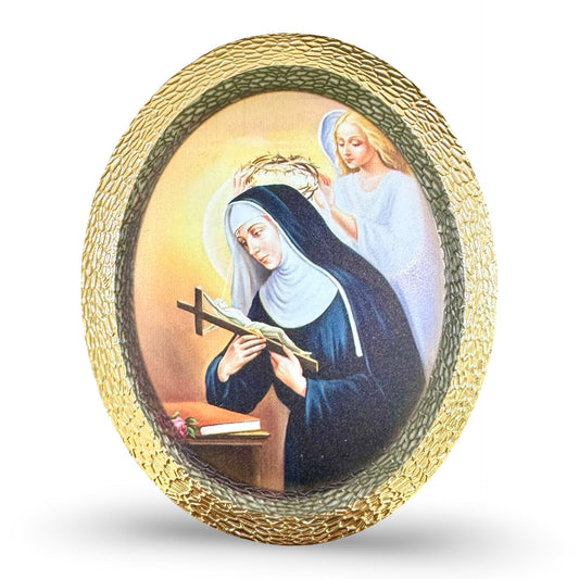 St. Rita Standing Oval Image
