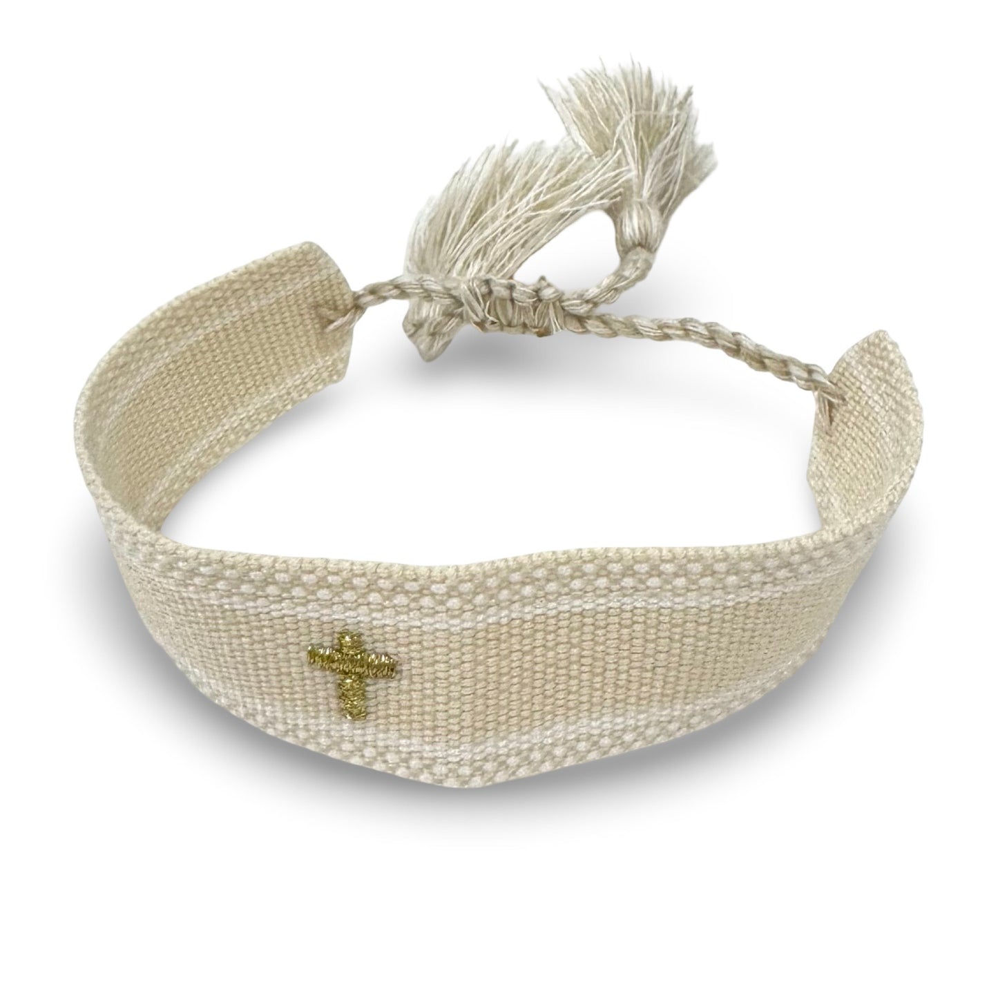 Woven Cross Adjustable Bracelet