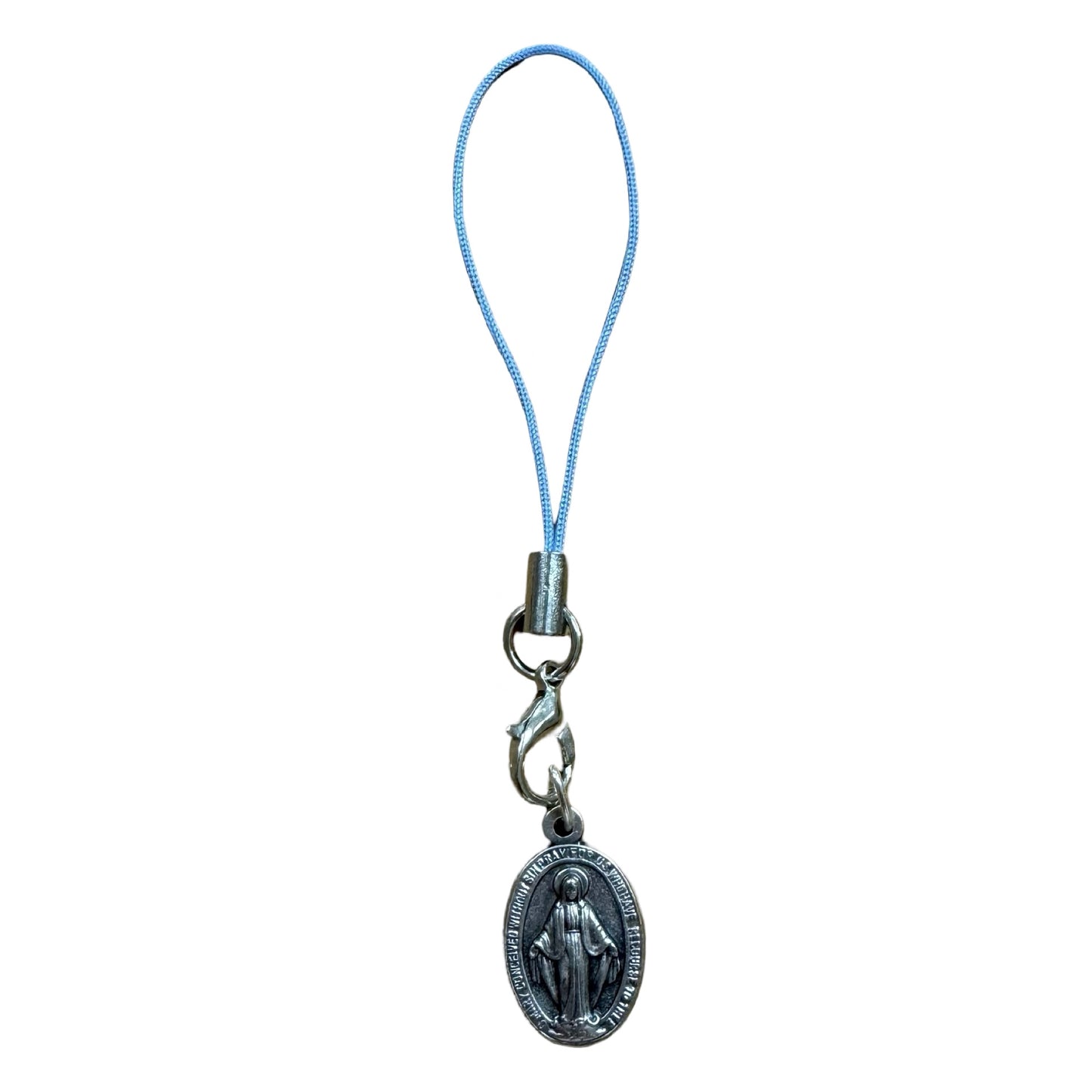 Miraculous Medal with Tiny Lanyard of Assorted Colors