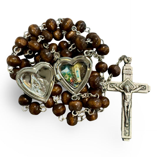 Lourdes Locket Rosary