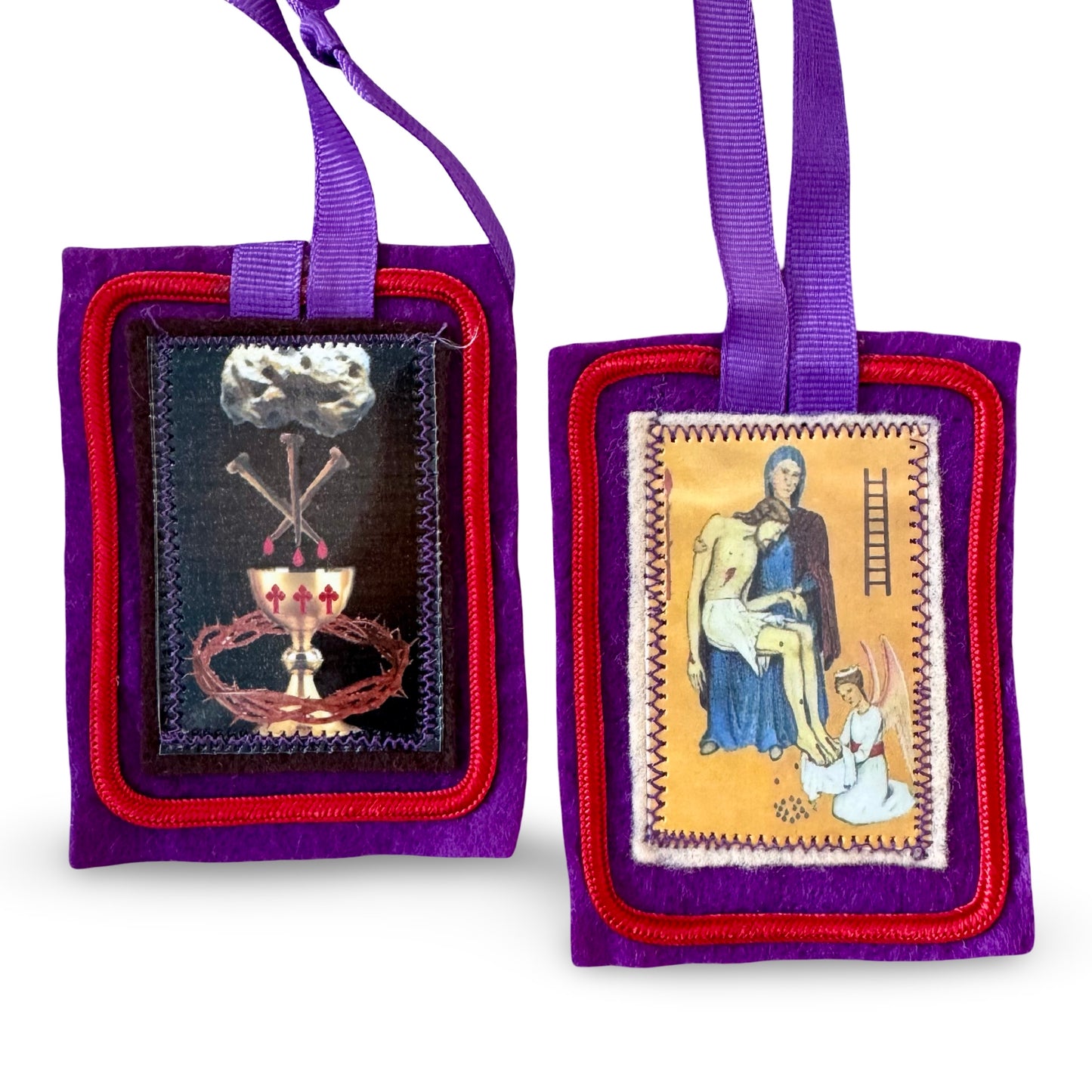 Purple Scapular of Benediction and Protection