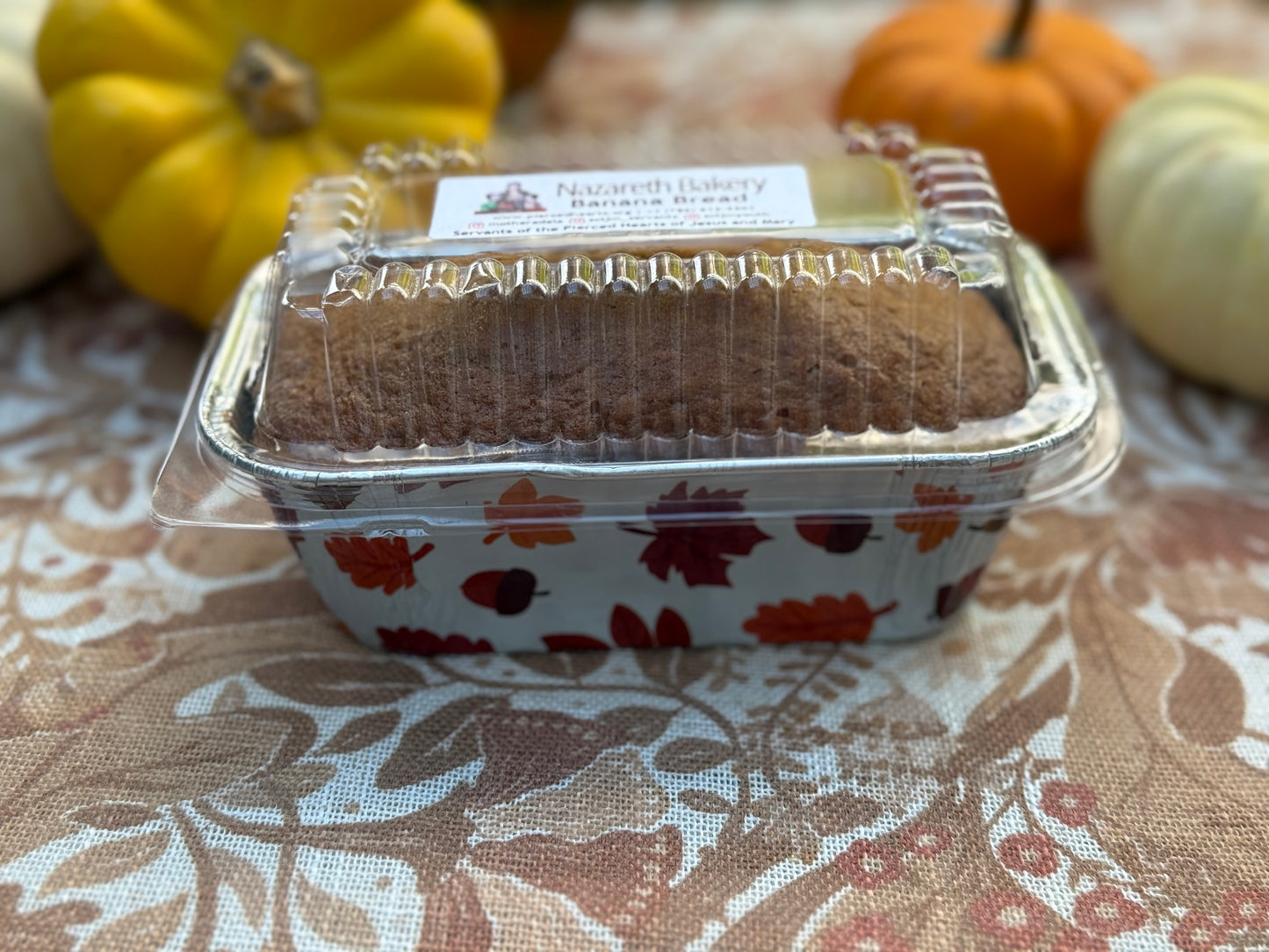 Thanksgiving Breads- Acorn and Leaves - SCTJM Nazareth Bakery