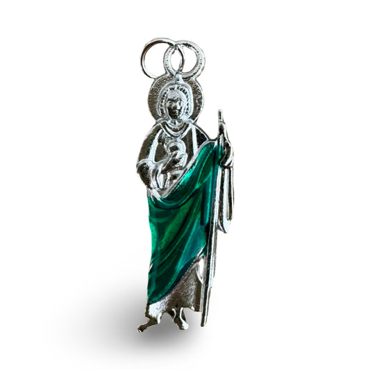Colored St. Jude Pendant and Holy Card