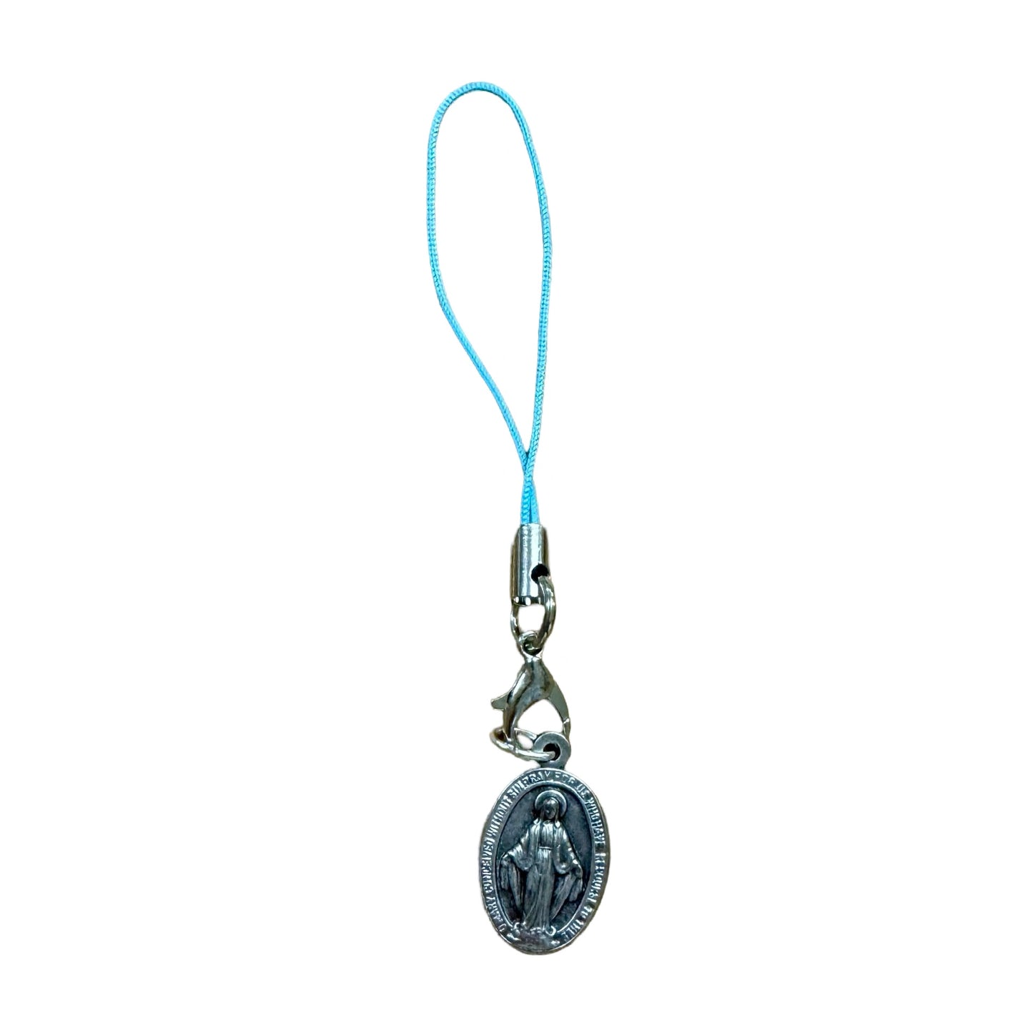 Miraculous Medal with Tiny Lanyard of Assorted Colors