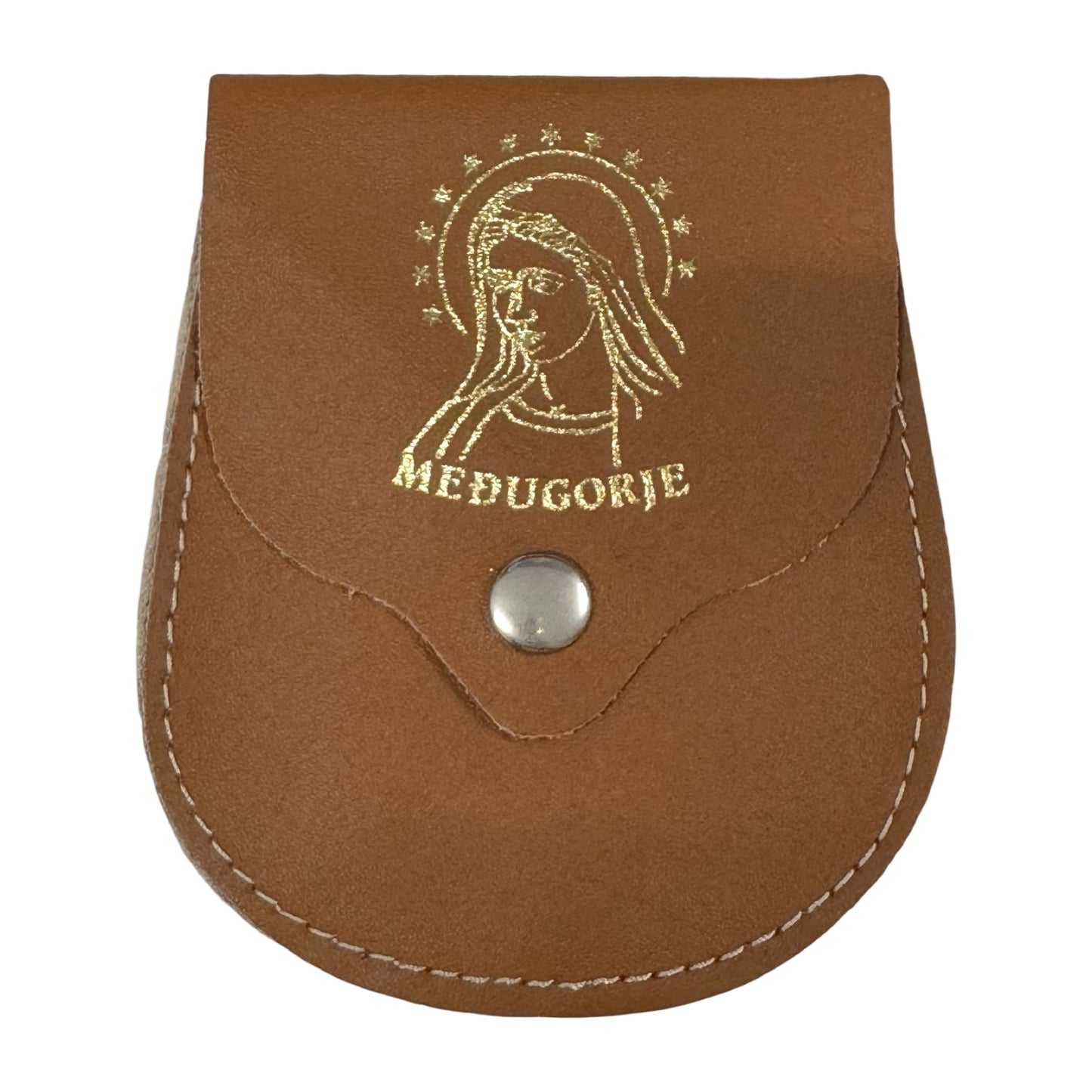 Queen of Peace Leather Pouch of Assorted Colors