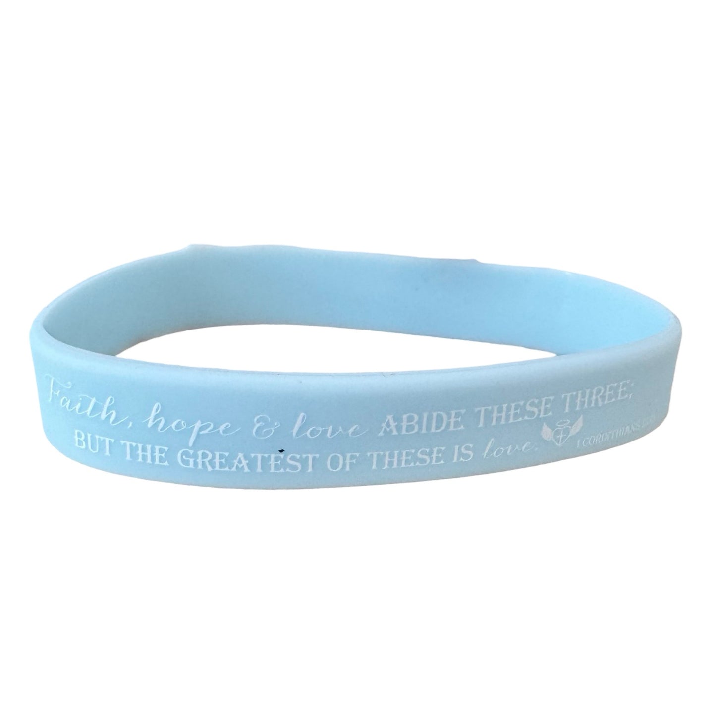 Assorted Bible Verse Silicone Bracelets