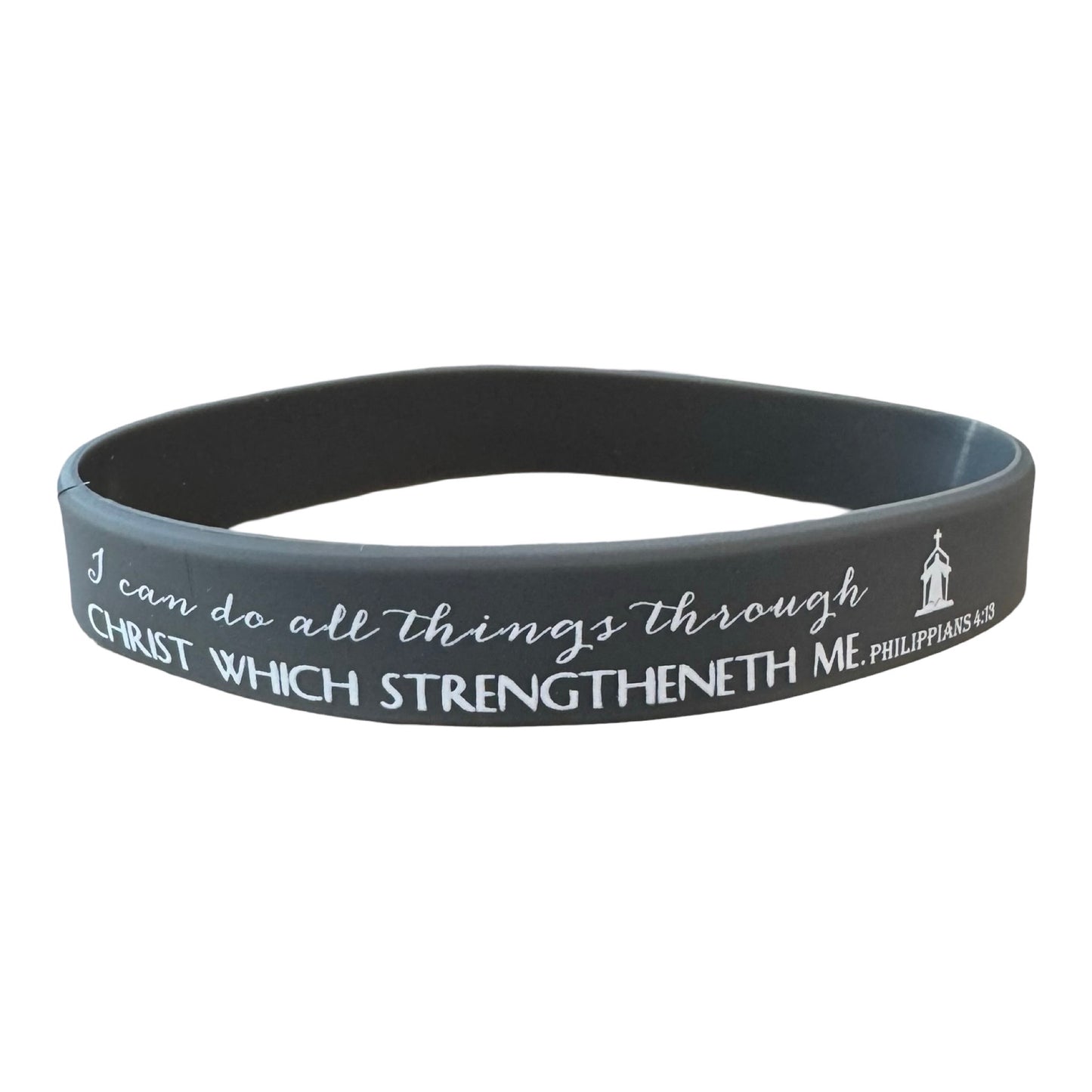 Assorted Bible Verse Silicone Bracelets