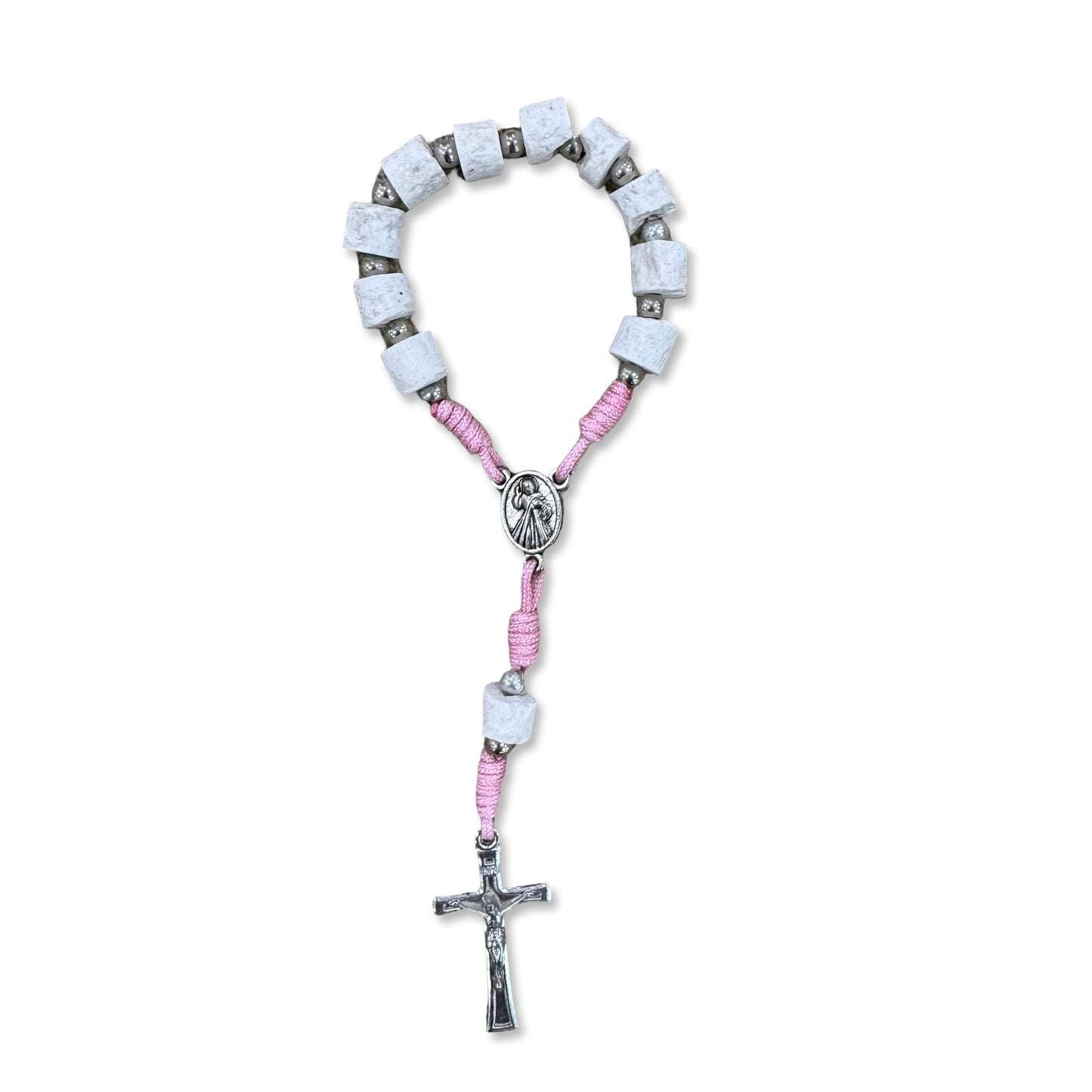 Refined Stone Our Lady Queen of Peace Decade Rosary